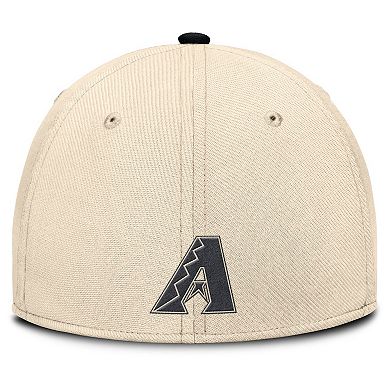 Men's Nike Natural/Black Arizona Diamondbacks Statement Rise Performance Flex Hat