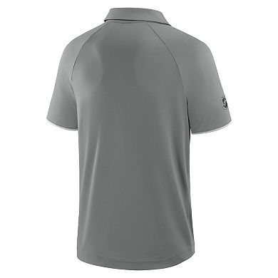 Men's Fanatics Gray Florida Panthers 2025 Stanley Cup Champions Authentic Pro Polo