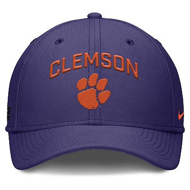 Men's Nike Purple Clemson Tigers 2025 On-Field Rise Performance Flex Hat