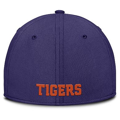 Men's Nike Purple Clemson Tigers 2025 On-Field Rise Performance Flex Hat