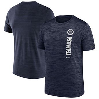 Youth Nike Navy Team USA Velocity Team Issue Performance T-Shirt