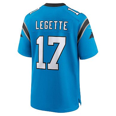 Men's Nike Xavier Legette Blue Carolina Panthers Alternate Game Jersey