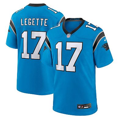 Men's Nike Xavier Legette Blue Carolina Panthers Alternate Game Jersey