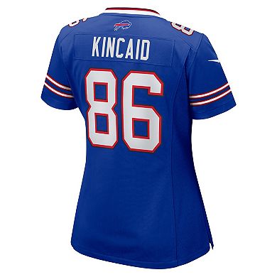 Women's Nike Dalton Kincaid Royal Buffalo Bills Home Game Jersey