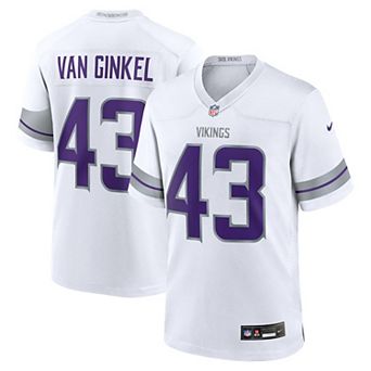 Men's Nike Andrew Van Ginkel White Minnesota Vikings Alternate Game Jersey