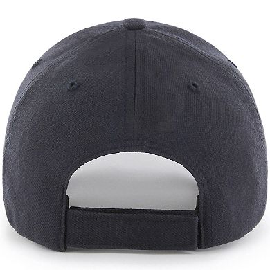 Men's '47 Navy Oklahoma City Thunder 2025 NBA Finals Champions Slanted Text MVP Adjustable Hat
