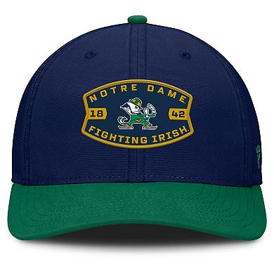 Men's Fanatics Navy/Kelly Green Notre Dame Fighting Irish Adapt Adjustable Trucker Hat