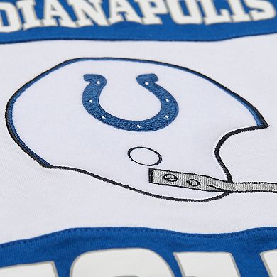 Men's Mitchell & Ness Royal Indianapolis Colts Retro Colorblock Tank Top