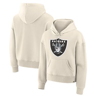 Women's Fanatics Cream Las Vegas Raiders Dove Legacy Pullover Hoodie
