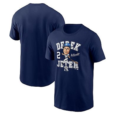 Men's Fanatics Derek Jeter Navy New York Yankees Hometown Caricature T-Shirt