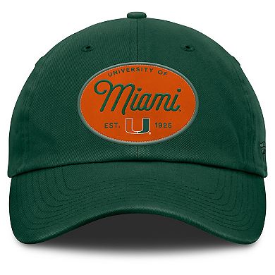 Women's Fanatics Green Miami Hurricanes Candid Adjustable Hat