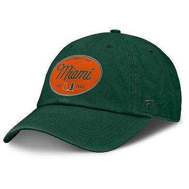 Women's Fanatics Green Miami Hurricanes Candid Adjustable Hat