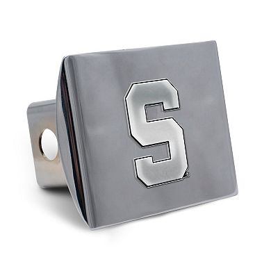 WinCraft Michigan State Spartans Premium Metal Chrome Hitch Cover