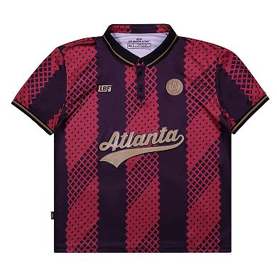 Unisex Live Breathe Futbol Red Atlanta United FC Polo