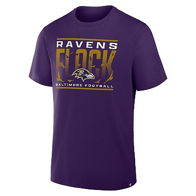Men's Fanatics Purple Baltimore Ravens Hometown True Favorite T-Shirt