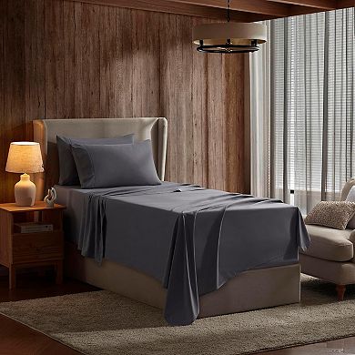 Nestl 8" Green Tea Memory Foam Mattress with 4 Piece Deep Pocket Bed Sheets