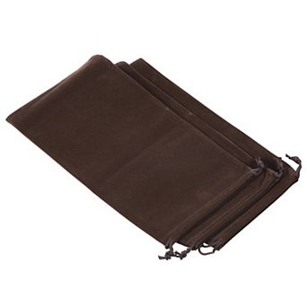 30x15cm Microfiber Pouch, 3 pc Soft Storage Drawstring Gift Bag for Glasses Wedding