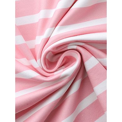 Women's Pajamas V Neck Short Sleeve Top with Drawstring Pants Sleepwear Lounge Sets with Pockets