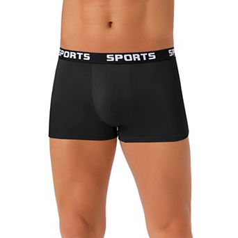 Men's Lightweight Short Leg Stretch Underwear Boxer Briefs