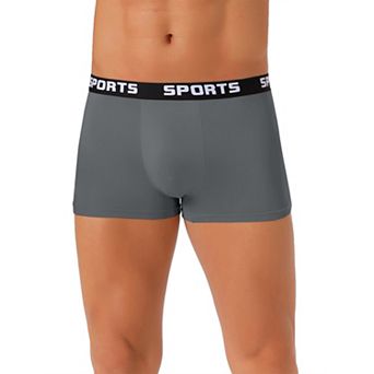 Men's Lightweight Short Leg Stretch Underwear Boxer Briefs