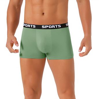 Men's Lightweight Short Leg Stretch Underwear Boxer Briefs