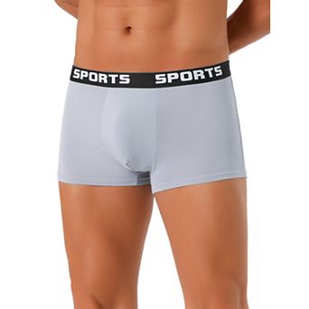 Men's Lightweight Short Leg Stretch Underwear Boxer Briefs