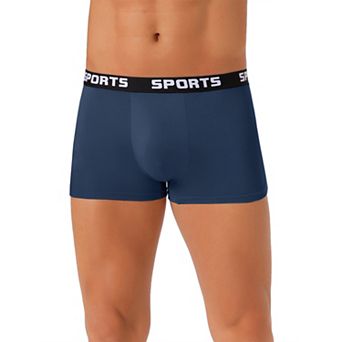 Men's Lightweight Short Leg Stretch Underwear Boxer Briefs
