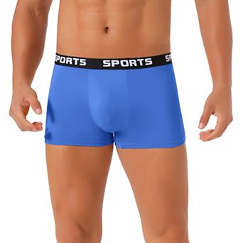 Men's Lightweight Short Leg Stretch Underwear Boxer Briefs