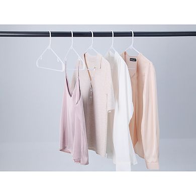 20 Pack Coat Hangers, Plastic Space Saving Clothes Hangers for Clothing, Coats, Pants, or Shirts