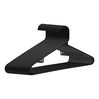 20 Pack Coat Hangers, Plastic Space Saving Clothes Hangers for Clothing, Coats, Pants, or Shirts