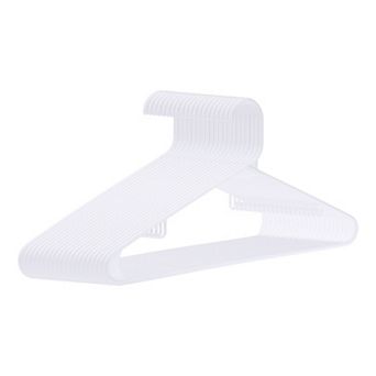 20 Pack Coat Hangers, Plastic Space Saving Clothes Hangers for Clothing, Coats, Pants, or Shirts