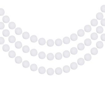 3 pc Felt Ball Garland Pom Pom Garland Handing Balls 7.55 Feet Long 20 Balls for Party Decoration