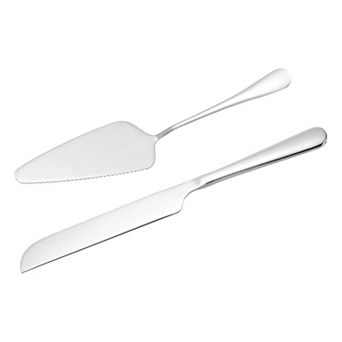 Cake Knife and Server Set, 10.6/9 Inch Cake Cutting Set, Stainless Steel Cake Serving Set Pastry