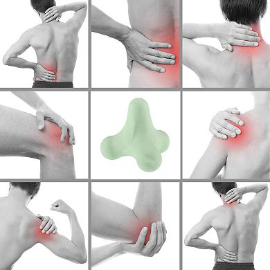 Comfortable Four-corner Massage Ball Manual Massager Tools 2.95"x2.68" 1 Pc