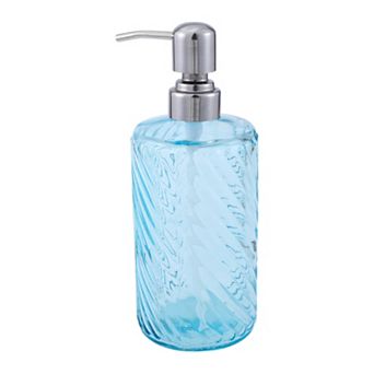 Elegant Twill Pattern Soap Pump Dispenser for Bathroom 16.9oz 1 pc