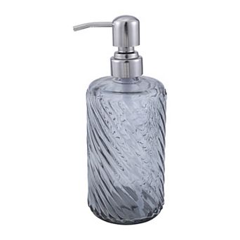 Elegant Twill Pattern Soap Pump Dispenser for Bathroom 16.9oz 1 pc
