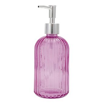 Durable Vertical Stripes Soap Dispenser 13.53oz 1 pc