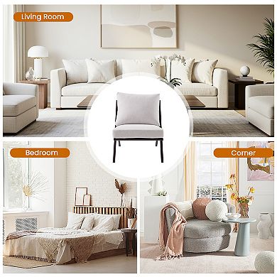 CLICKBIN Modern Minimalist Solid Wood Chair