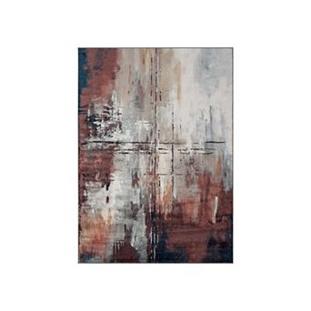 Luxe Weavers Distressed Abstract Area Rug