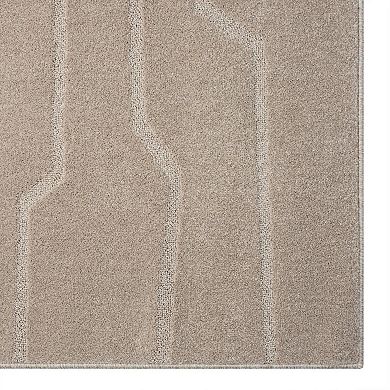 Luxe Weavers Modern Geometric Lines Area Rug