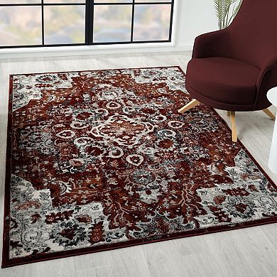 Luxe Weavers Moroccan Medallion Area Rug
