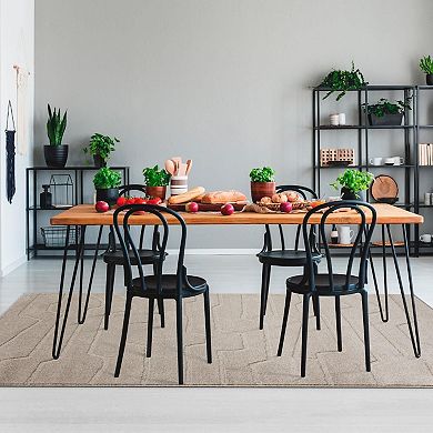 Luxe Weavers Modern Geometric Lines Area Rug