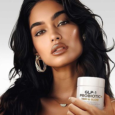 Codeage GLP-1 Probiotic+, Live Probiotics Akkermansia, Chicory Inulin Prebiotics Postbiotics