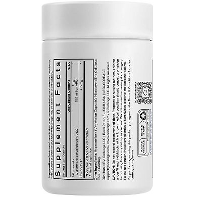 Codeage Akkermansia, 100 Million AFU Synbiotic Supplement, Probiotic & Chicory Root Prebiotic