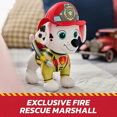 PAW Patrol Fire Rescue Marshall Plush Toy with Fire Extinguisher and Backpack