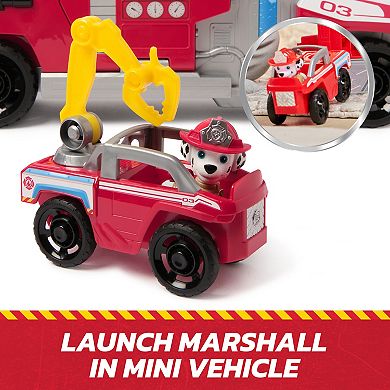 PAW Patrol Rapid Reload Fire Truck with Marshall Figure, Lights & Sounds