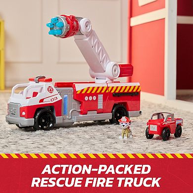 PAW Patrol Rapid Reload Fire Truck with Marshall Figure, Lights & Sounds
