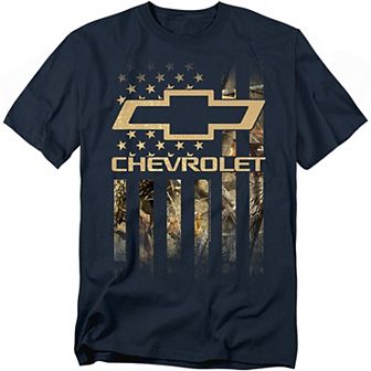 Big & Tall Chevrolet Camo Flag Graphic Tee