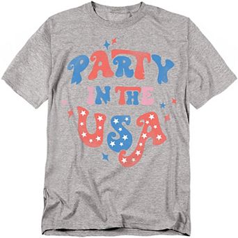 Big & Tall Party In The USA Graphic Tee