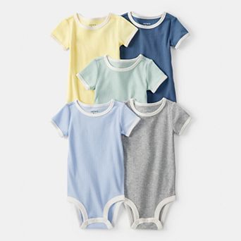 Baby Carter's 5-Pack Short Sleeve Bodysuits